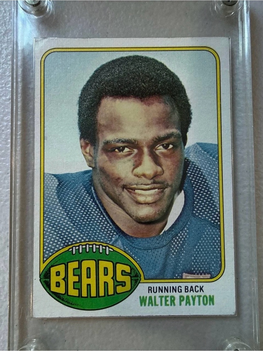 1976 Topps Walter Payton Rookie RC #148 Chicago Bears HOF Sweetness Vintage